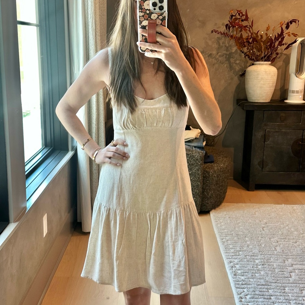 Moon River Cream Isla Dress